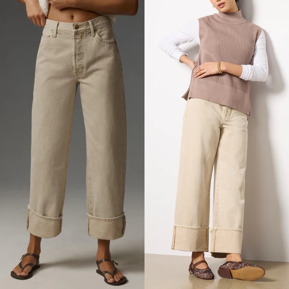 Pistola Ryder Cuff Oat Beige Jeans